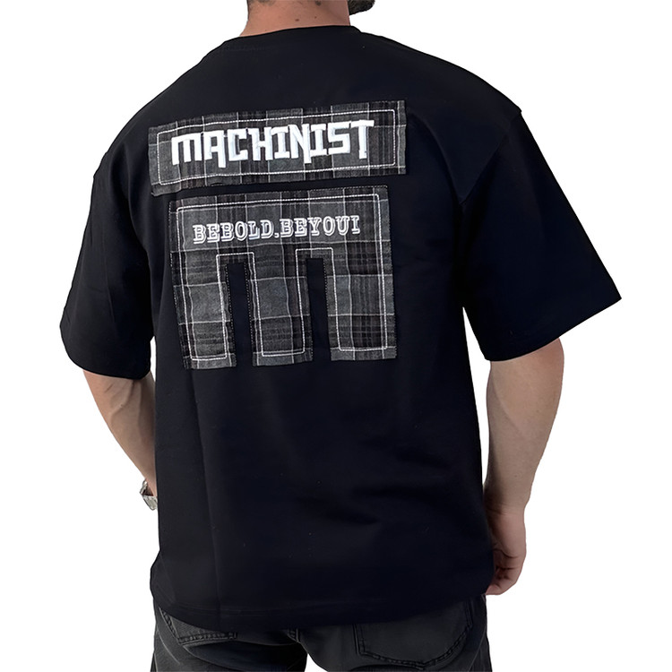 خرید تیشرت مشکی پارچه ماکان