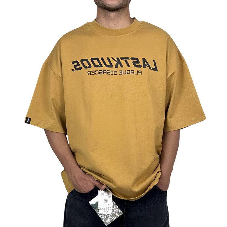 خرید تیشرت آستین کوتاه مردانه نسکافه ای طرح چشم