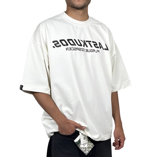 خرید تیشرت آستین کوتاه مردانه سفید طرح چشم