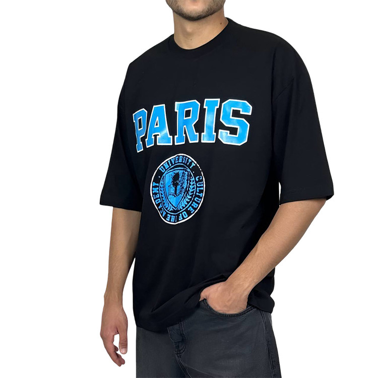خرید تیشرت مشکی طرح پاریس