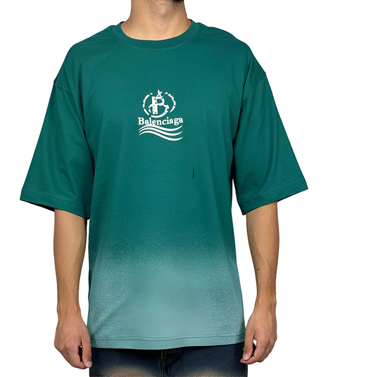 خرید تیشرت سبز جاپدار با کیفیت