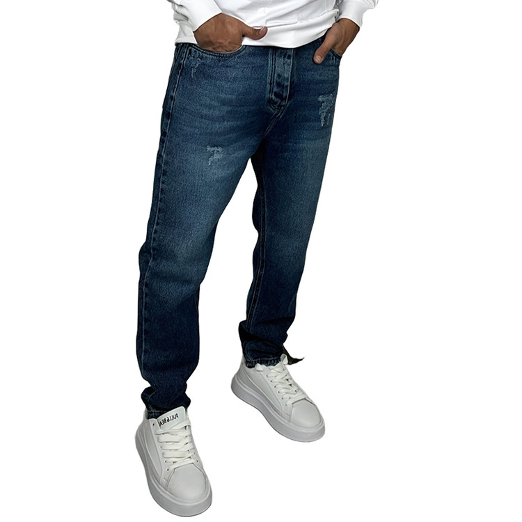 خرید شلوار جین مام فیت زاپ دار