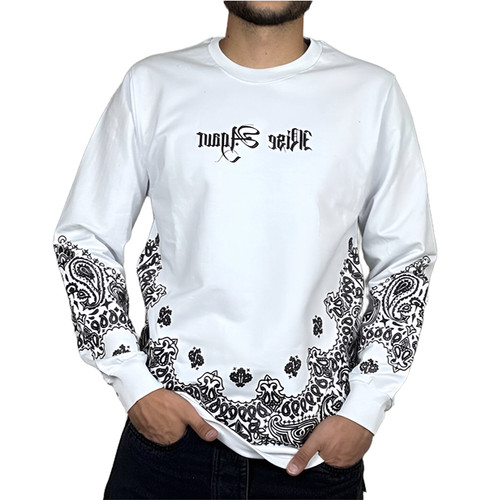 خرید دورس سفید طرح دار