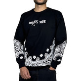 خرید دورس مردانه مشکی طرح دار