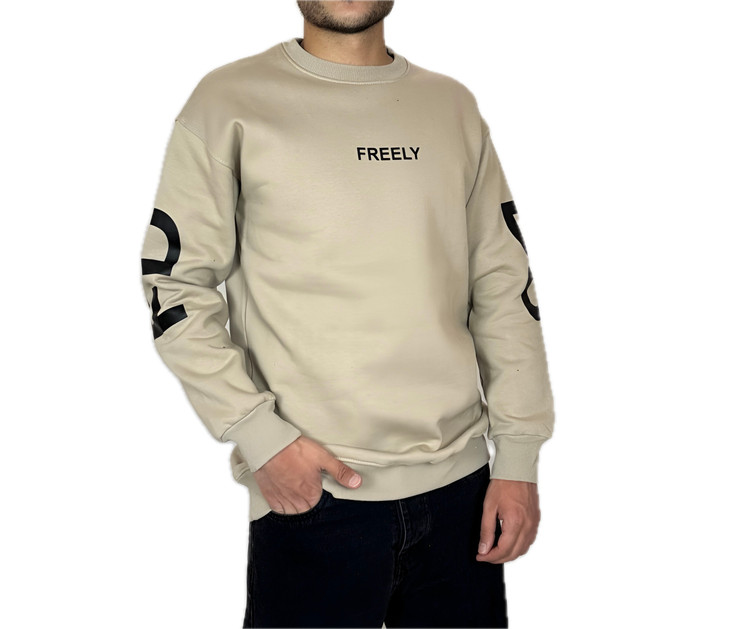 خرید دورس مردانه کرمی طرح دار قواره باکسی