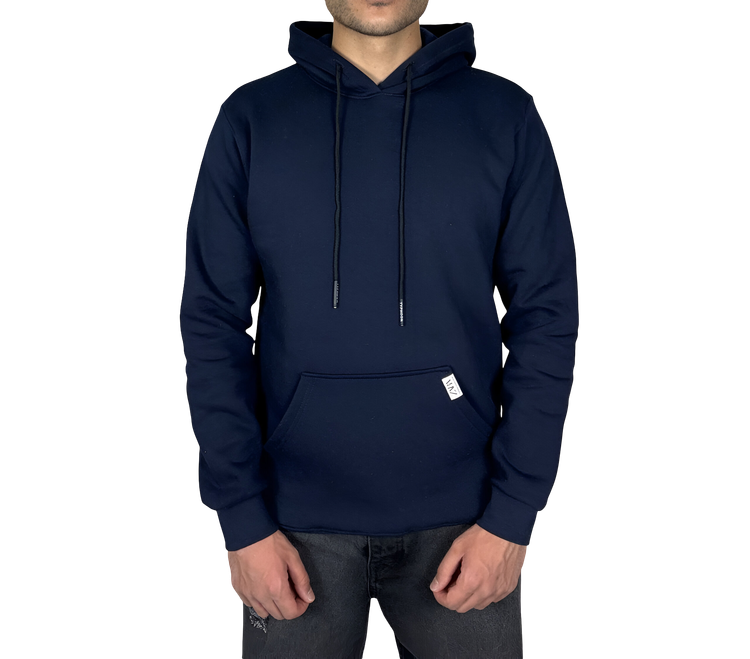 خرید هودی سرمه ای پنبه از اورمد