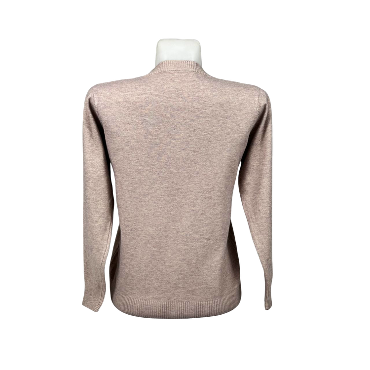 خرید ژاکت زنانه بافت ریز کرمی