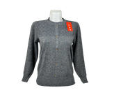 خرید ژاکت زنانه بافت ریز طوسی