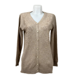 خرید کاردیگان زنانه طرح گلدوزی | ژاکت یقه هفت مجلسی (لبه موجدار)