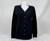 خرید کاردیگان زنانه طرح گلدوزی | ژاکت یقه هفت مجلسی (لبه موجدار)