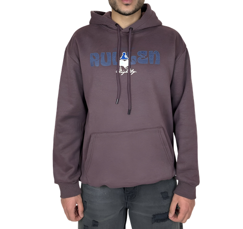 خرید هودی بادمجانی اسپرت کلاهدار مردانه مدل RULGEN - جنس دورس توکرکی (گرم