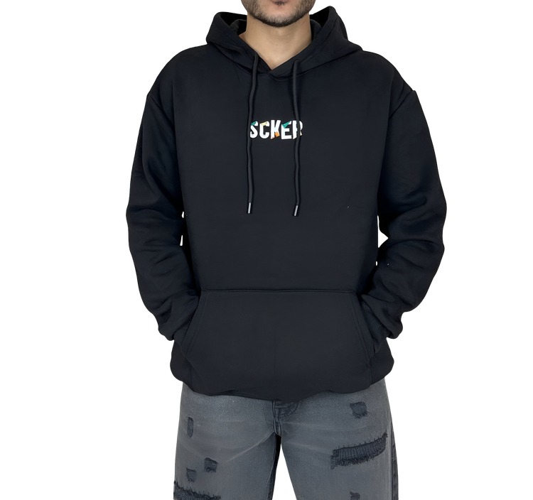 خرید هودی مشکی وارداتی قواره آزاد