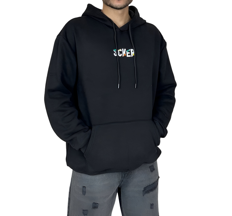 خرید هودی مشکی گرم بالا از اورمد