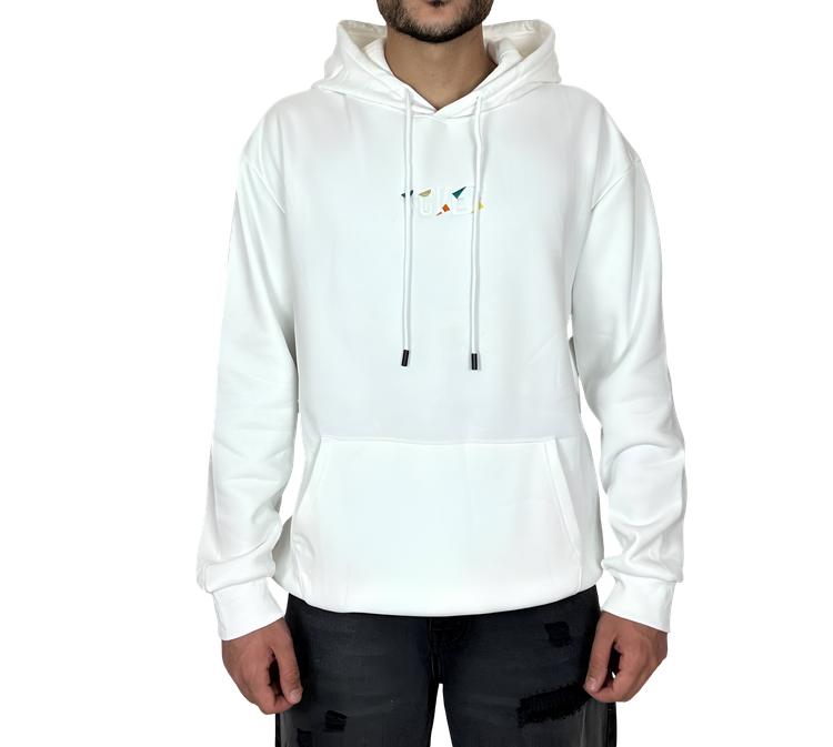 خرید هودی سفید قواره آزاد