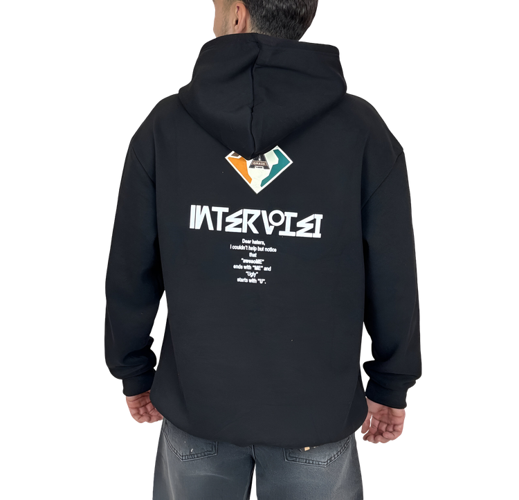 خرید هودی مشکی وارداتی گرم بالا