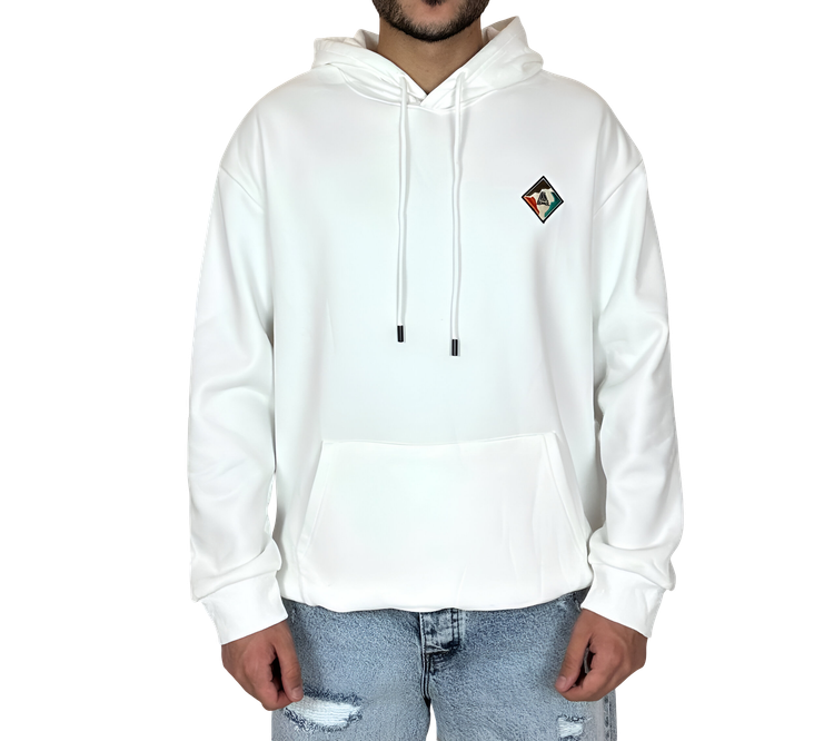 خرید هودی سفید قواره آزاد