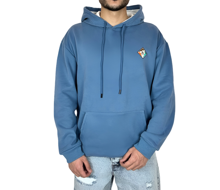 خرید هودی آبی اسپرت گرم بالا