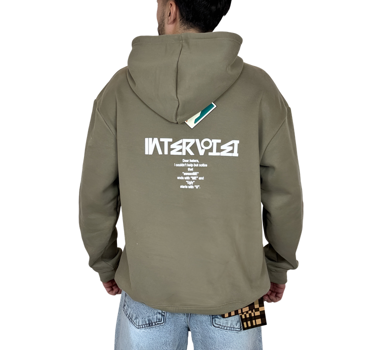 خرید هودی زیتونی وارداتی گرم بالا