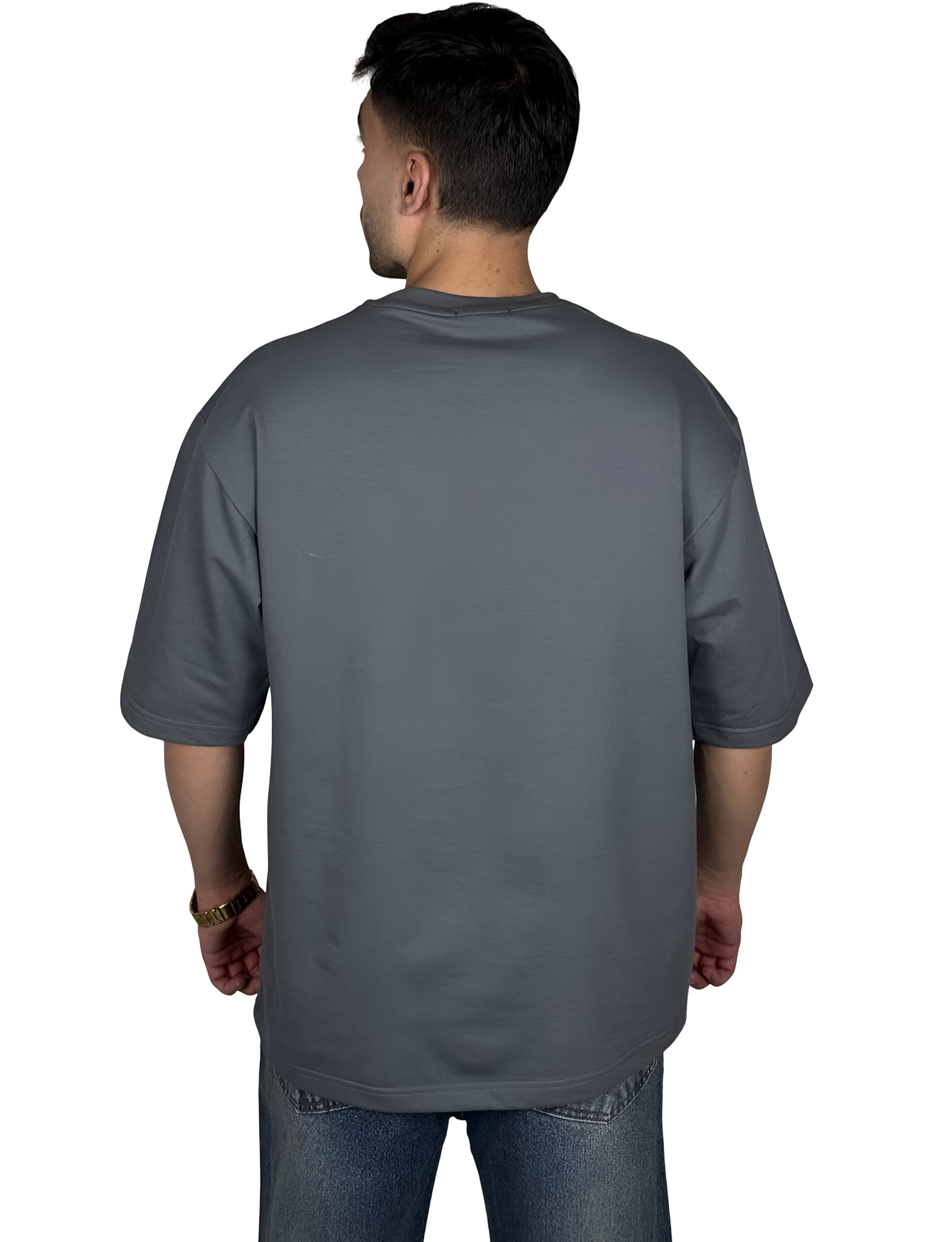 خرید تیشرت طوسی چاپ دار باکیفیت