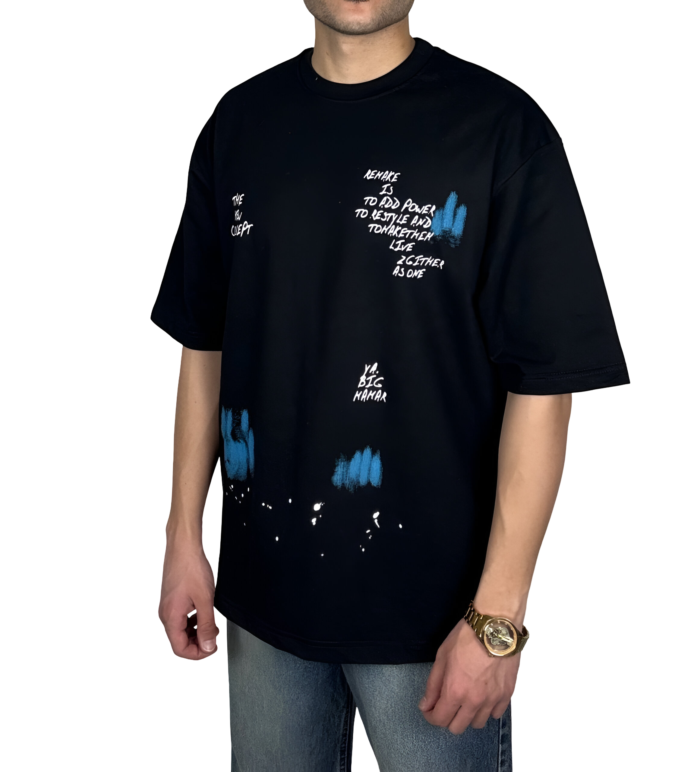 خرید تیشرت آستین کوتاه مردانه طرح دار