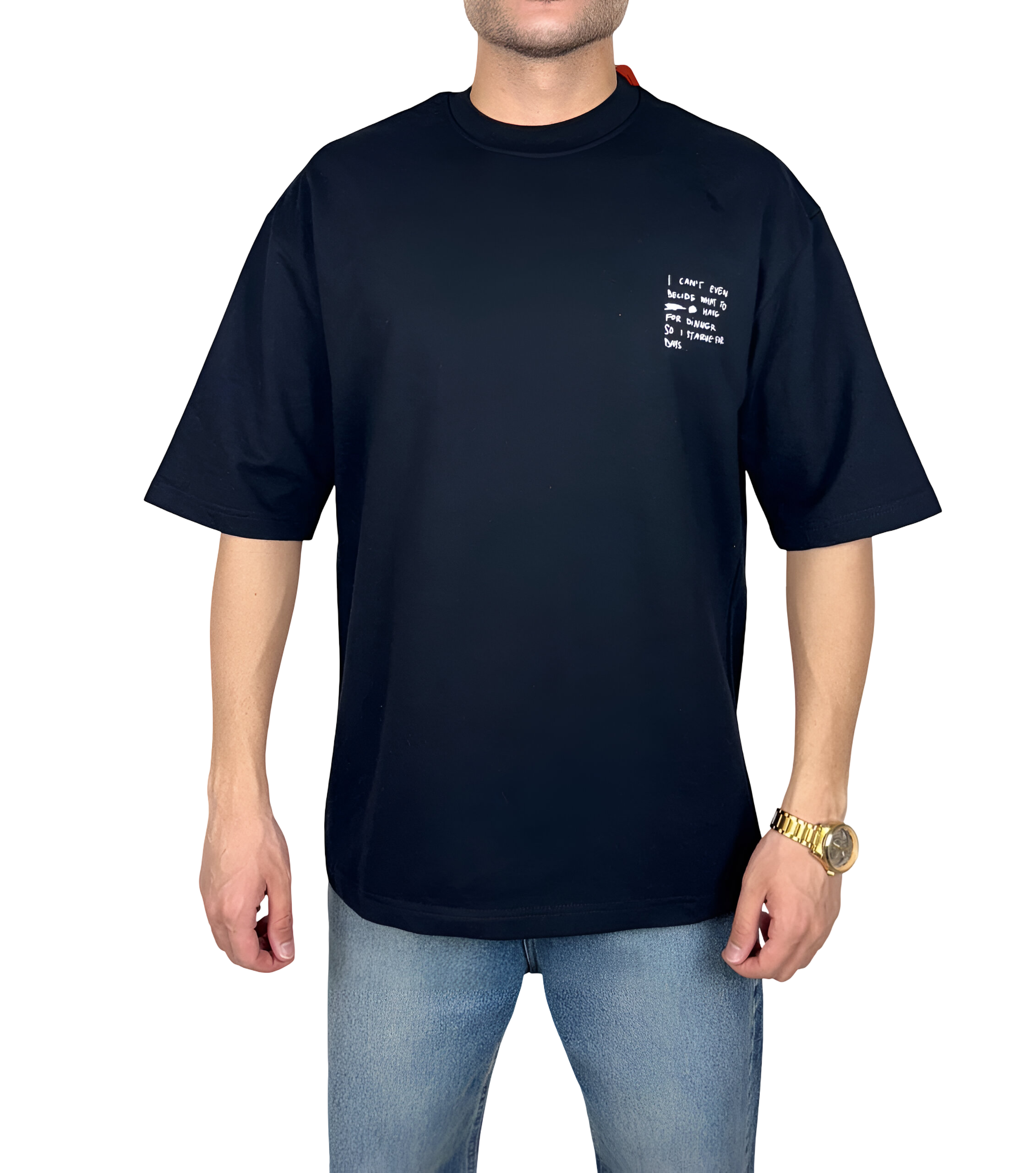 خریدتیشرت مردانه مشکی نوشته دار