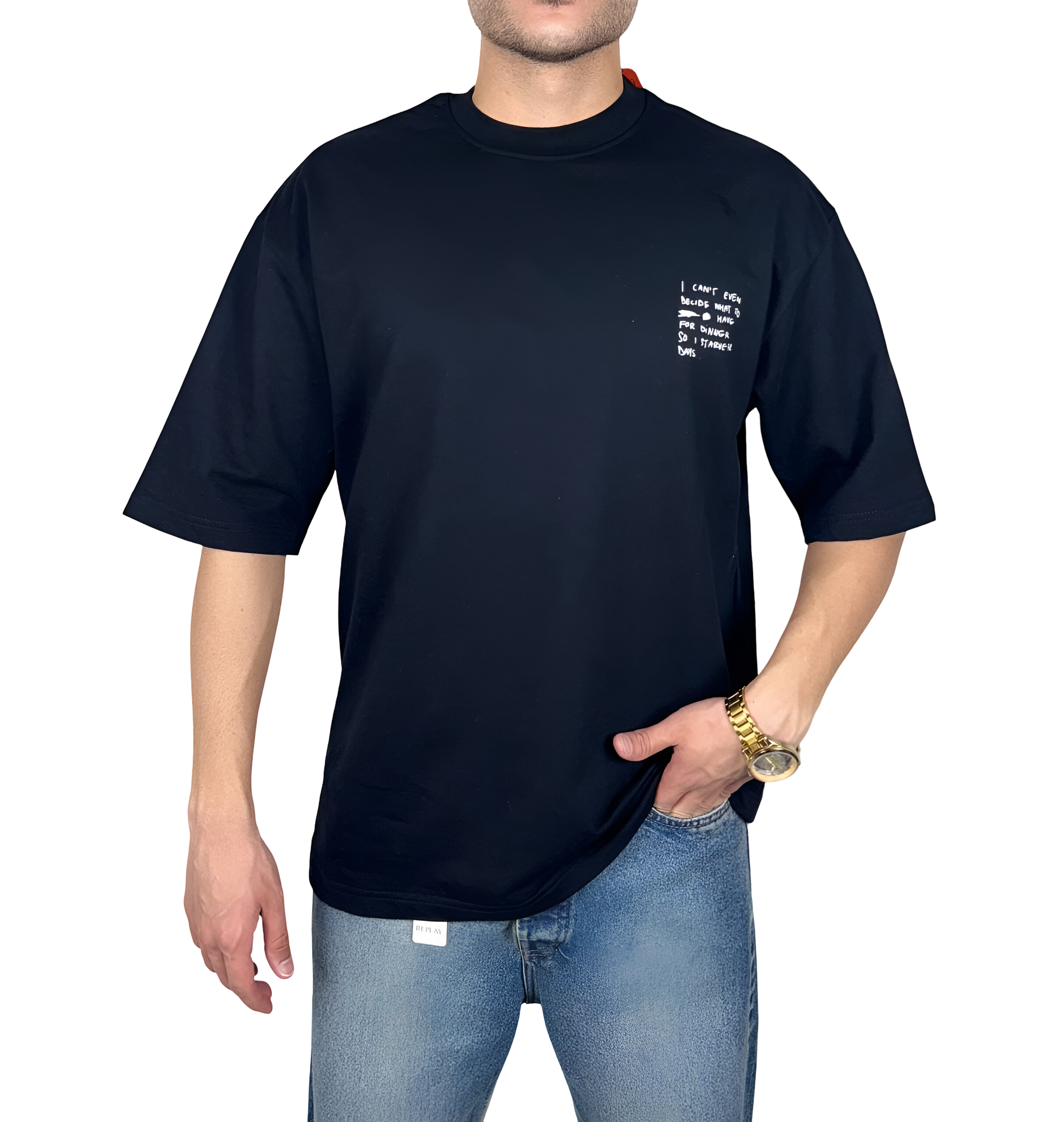 خرید تیشرت مشکی پشت امضا