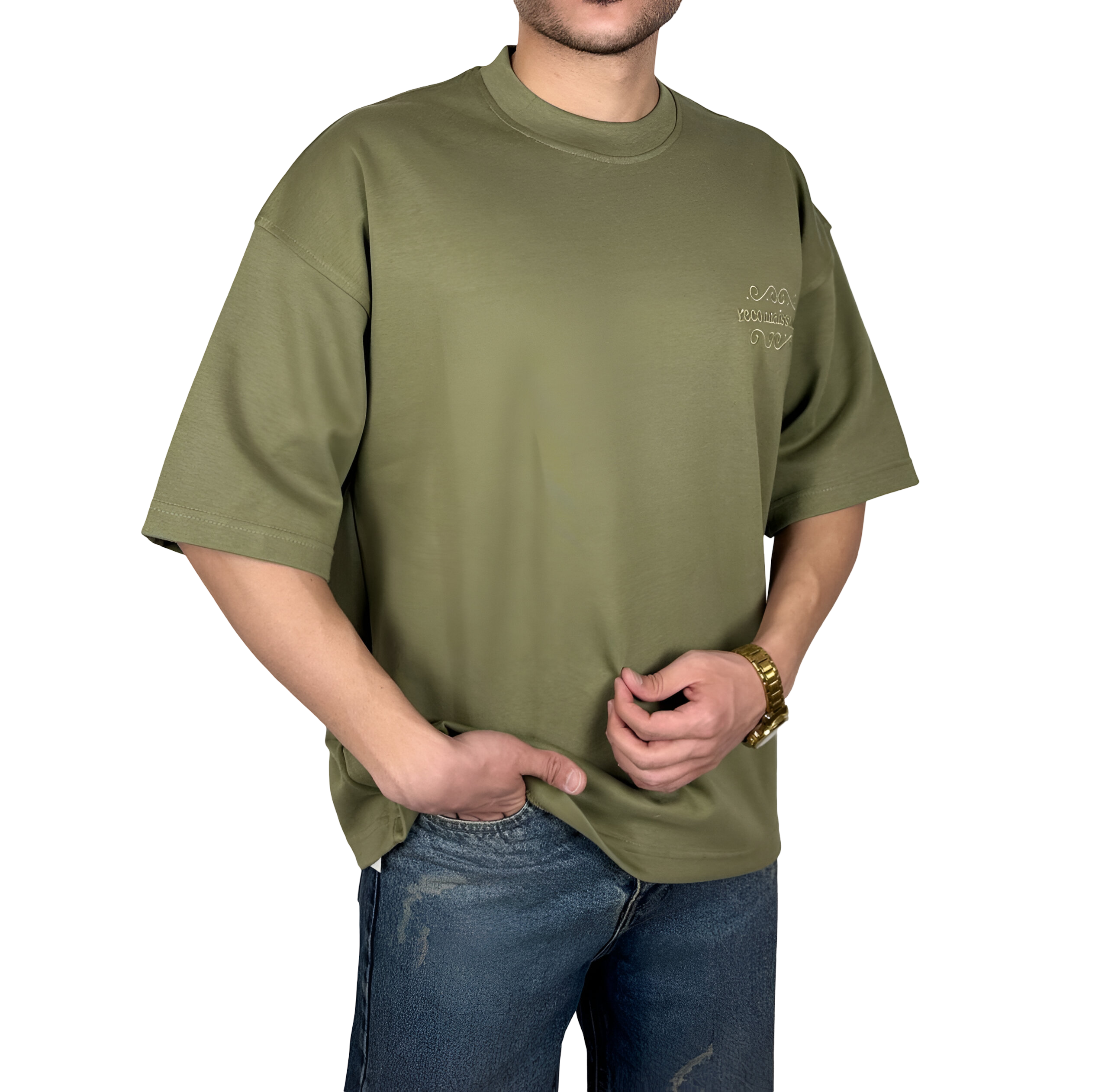 خرید تیشرت گل دوزی شده بدون جنسیت