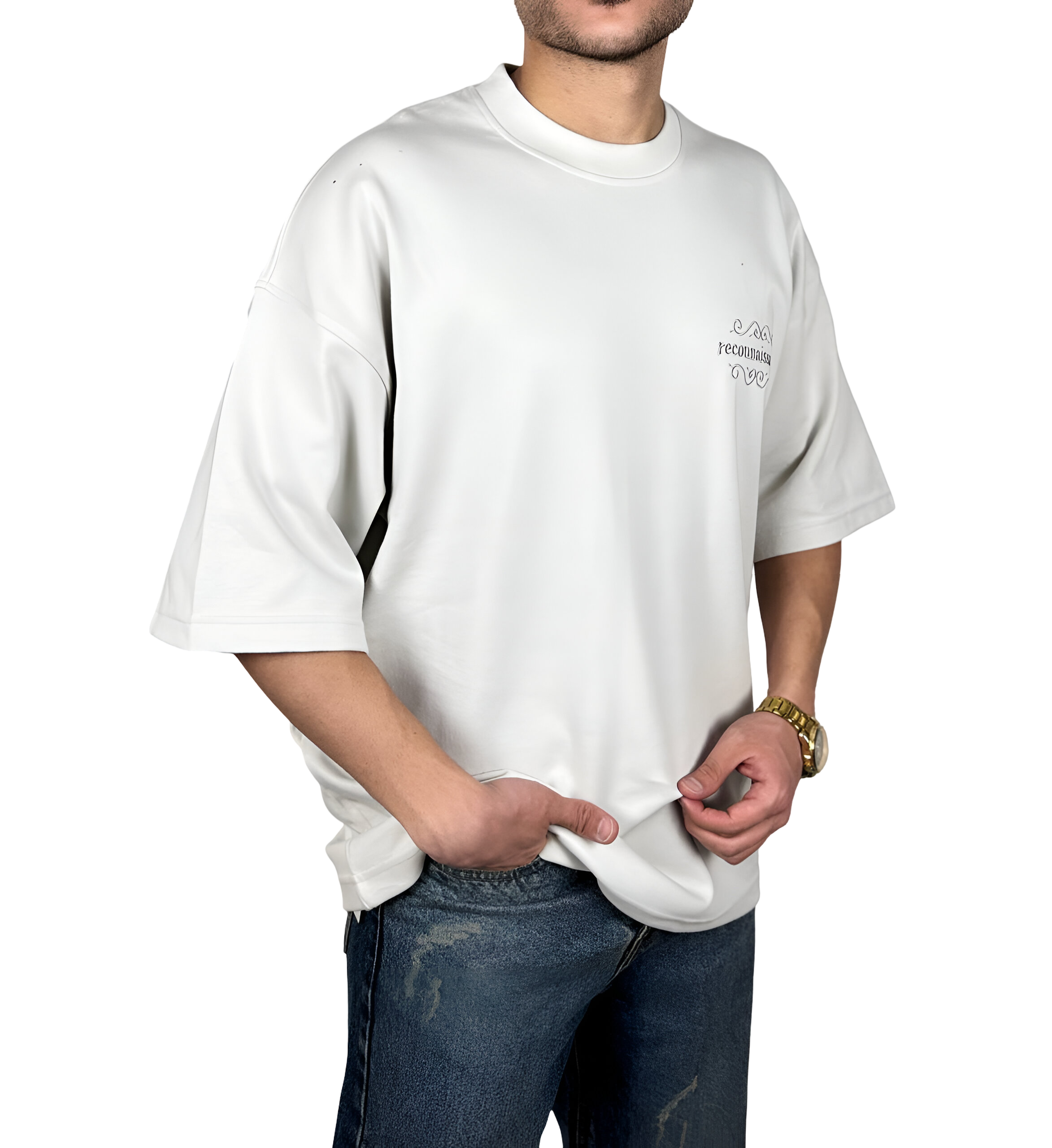 خرید تیشرت آستین کوتاه با گلدوزی خفن