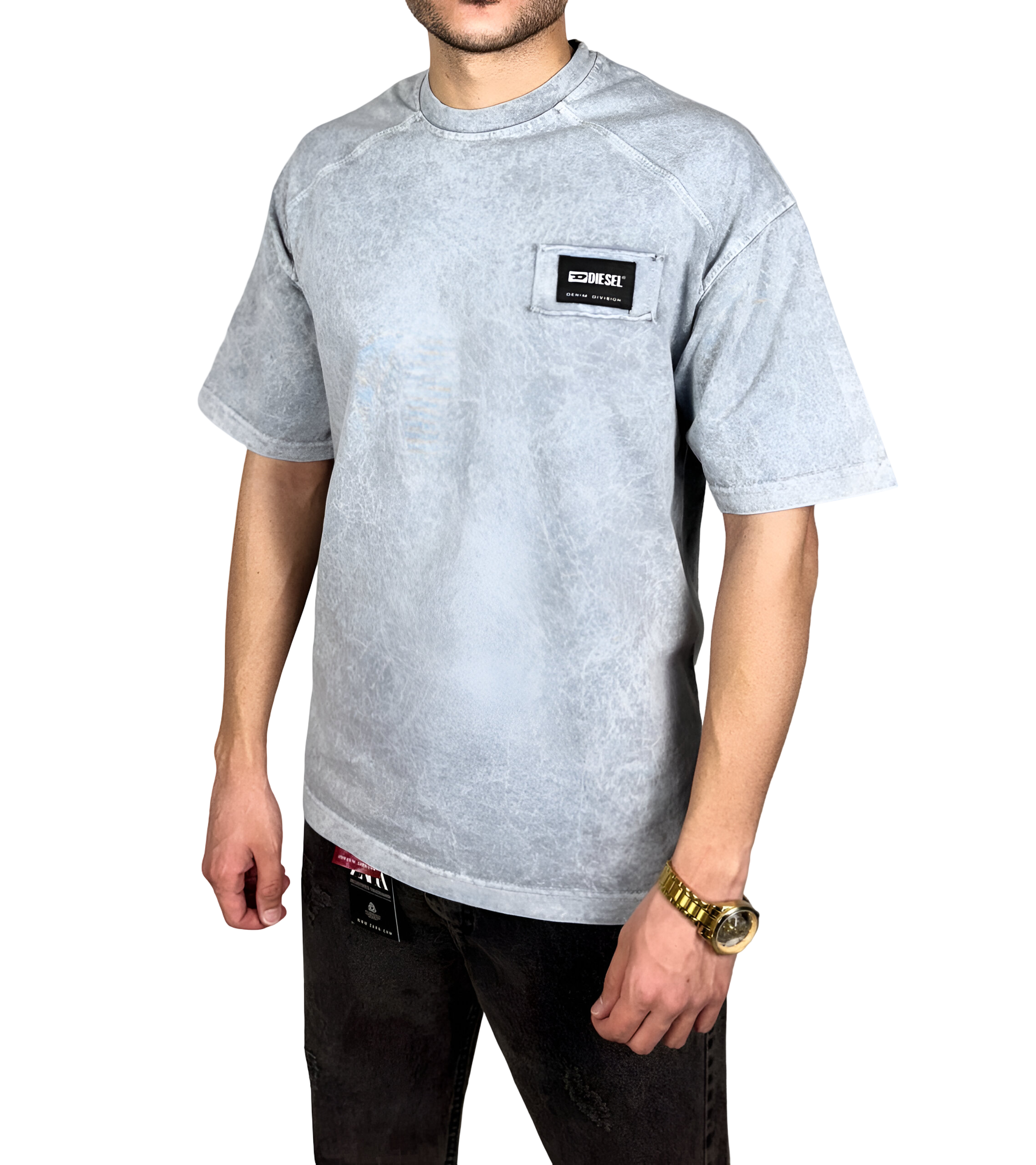 خرید تیشرت سنگشور طوسی یخی