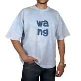 خرید تیشرت آستین سه ربع آبی یخی بدون جنسیت