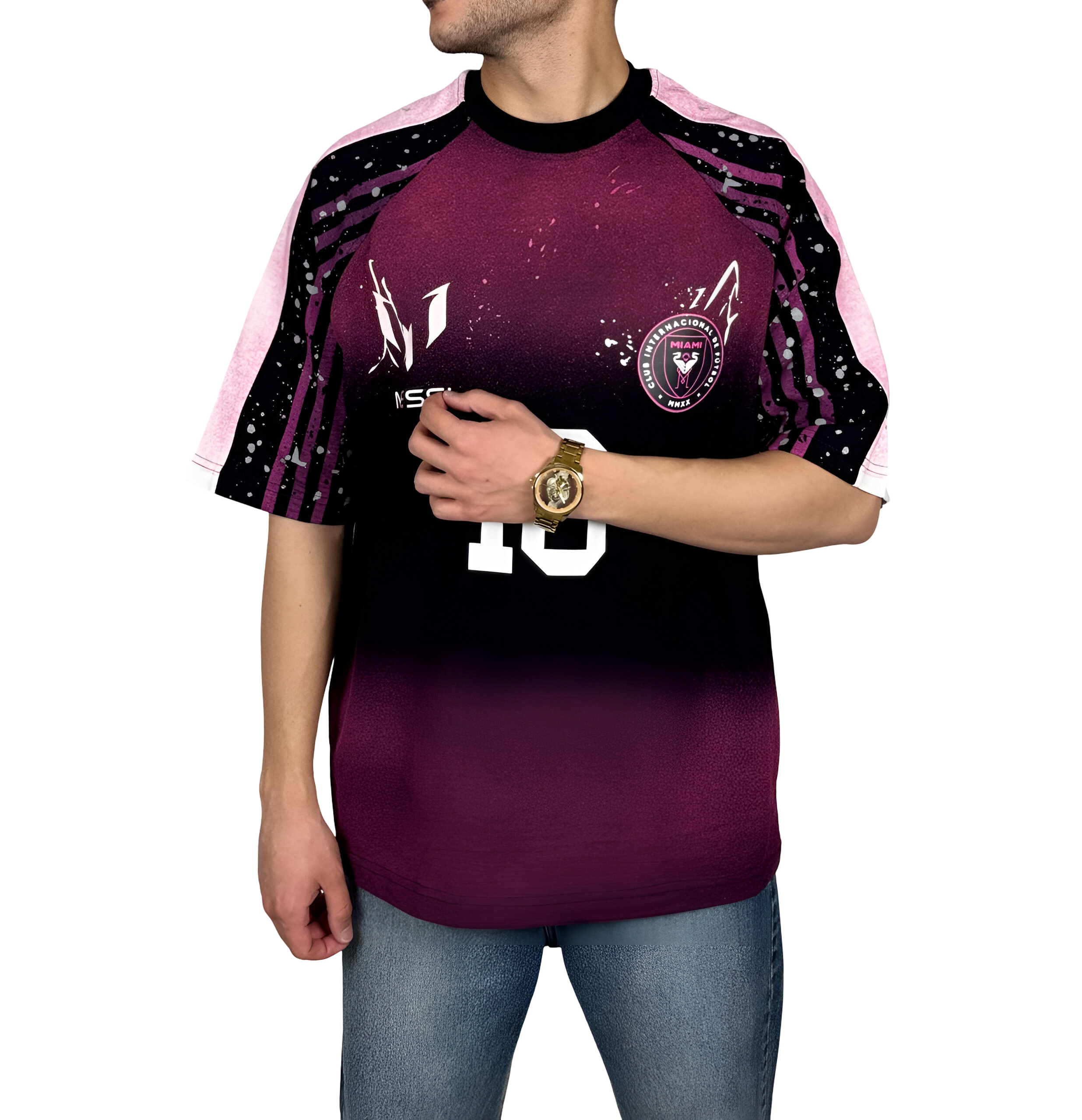 خرید تیشرت آستین سه ربع اینتر میامی