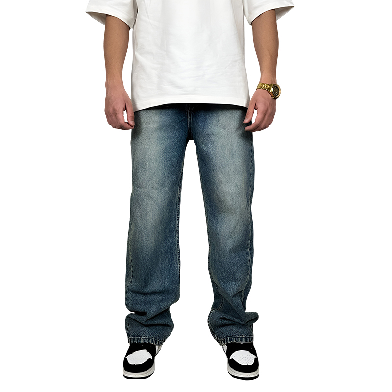 خرید شلوار نیم بگ آبی روشن