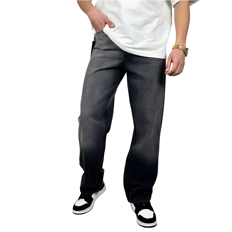 خریدشلوار جین نیمبگ مردانه برند Colin's رنگ ذغالی آنزیمشور